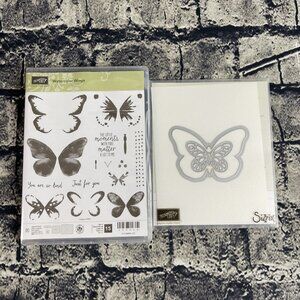 Stampin' Up! WATERCOLOR WINGS Stamp Set & BUTTERFLIES Dies